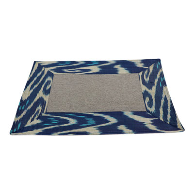 Silk Geometric Rectangle Placemat