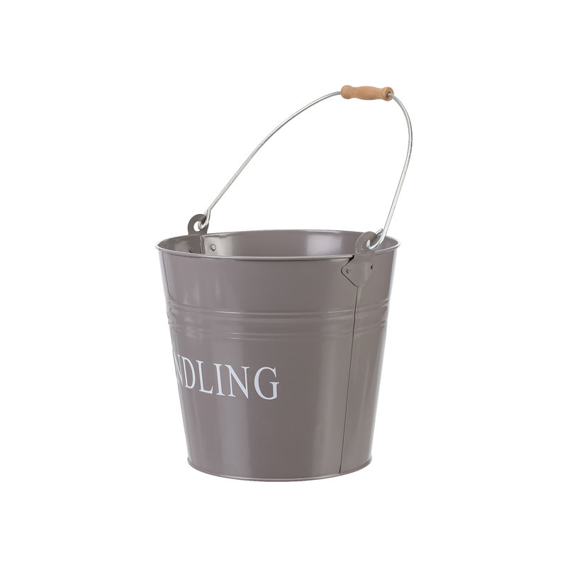 Steel Log Carrier, Grey Slate