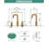 8 In. Widespread Double Handle Bathroom Faucet with Pop-Up Drain
