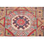 Tapis oriental géométrique Kazak bleu 5 x 6