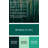 SciFi Binary code matrix rain Green Metal Wall Art-657300759
