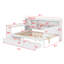 Lit de jour avec 3 tiroirs, ports USB et bureau-536035914