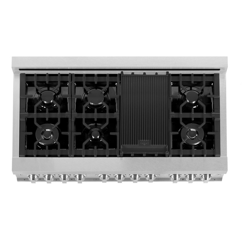 ZLINE 48" Legacy Dual Fuel Range, Satin Stainless Steel