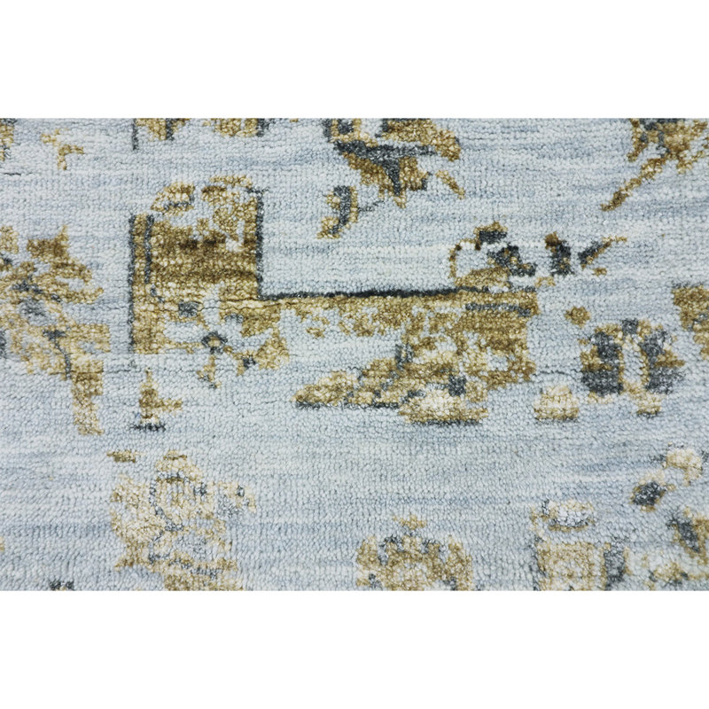 BROKDC155SIGL Oriental Area Rug in Gold, Rectangle 8' x 10'