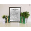 « chicago city map », reproduction d’impression sur affiche en tons-22634045