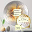 Miroir mural Op-Art Retro Gold-101226009