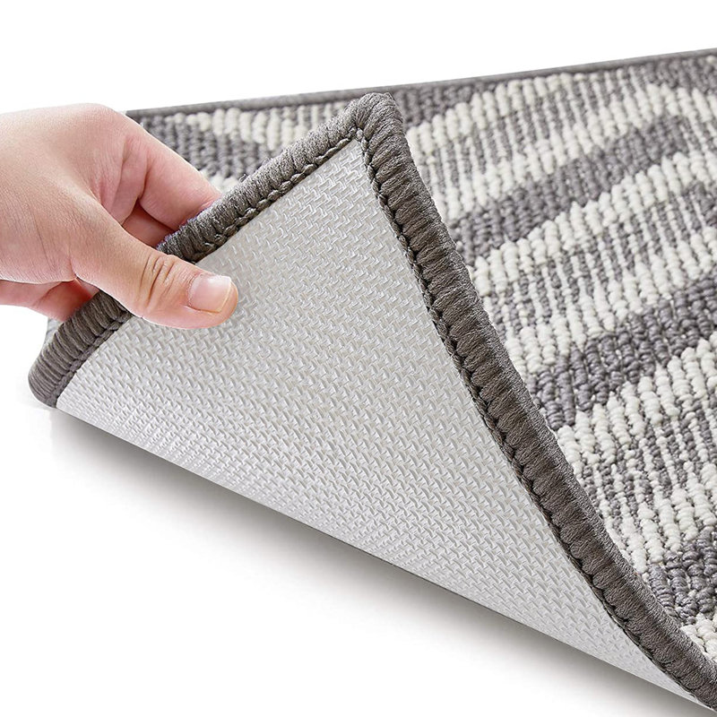 Tapis de porte d'extérieur antidérapant Blass, L 24 po x L 35 po, gris