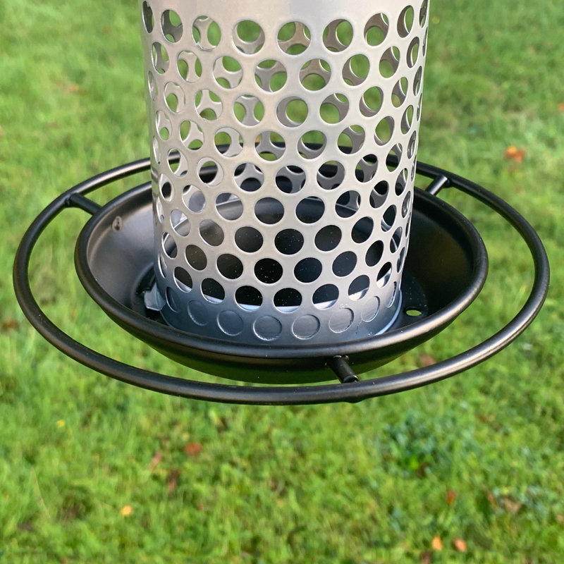 Kucharski Metal Hanging Tube Bird Feeder