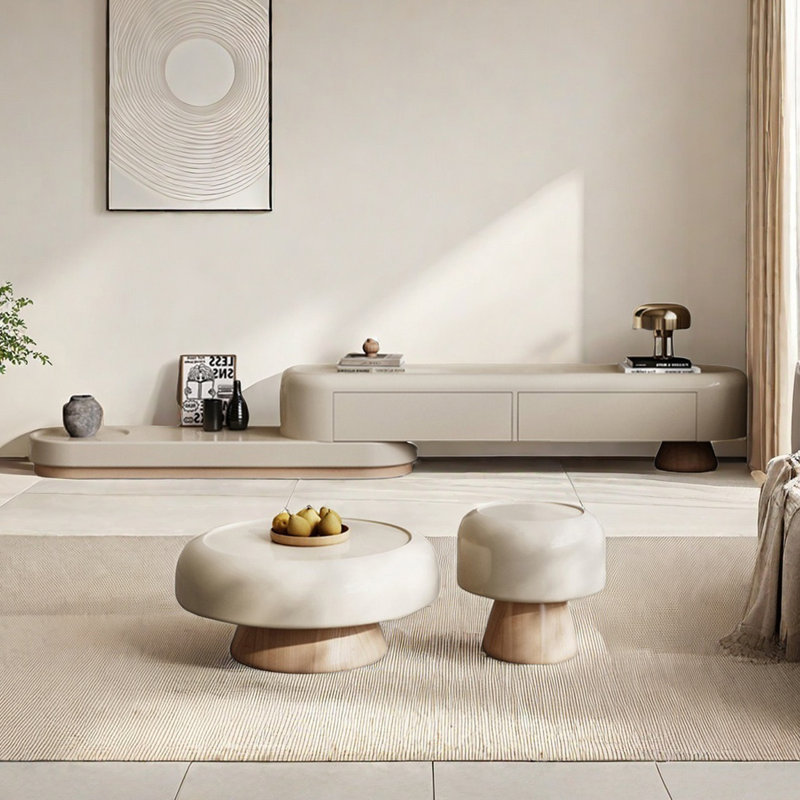 Meuble télé et table basse style français