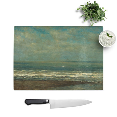 Seascape at Heijst by Willem Roelofs Chopping Board