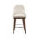 Harper Swivel Upholstered Counter Stool with Solid Wood Frame
