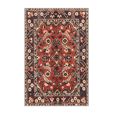 Rouge oriental/brun/crème Tapis décoratif Adanac