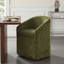 Chaise rembourrée avec housse lavable et roulettes-110677173