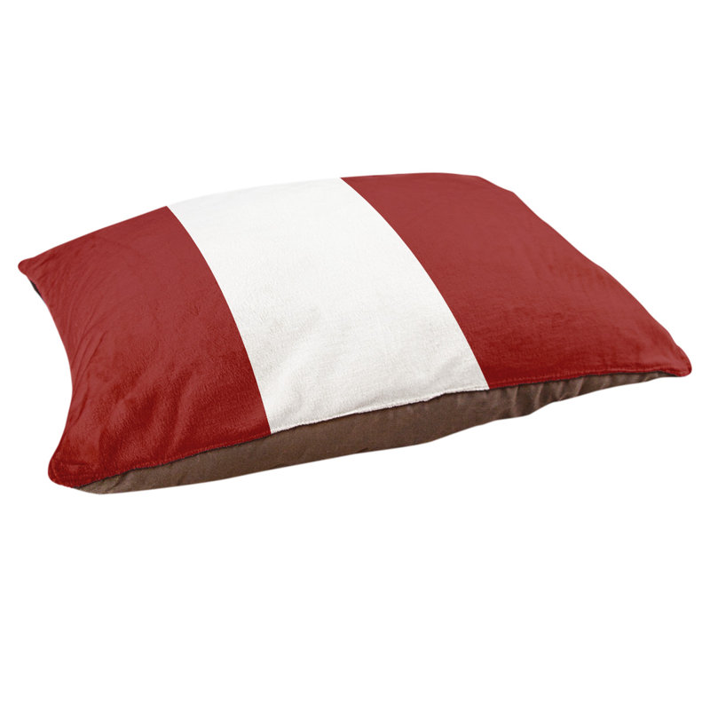 Coussin intérieur New England, Moyen (H 6,5 po x l 40 po x P 30 po), Rouge