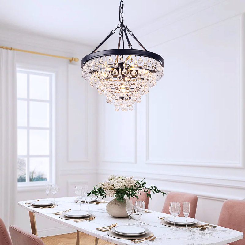 Luminaire suspendu rond moderne 9 lumières