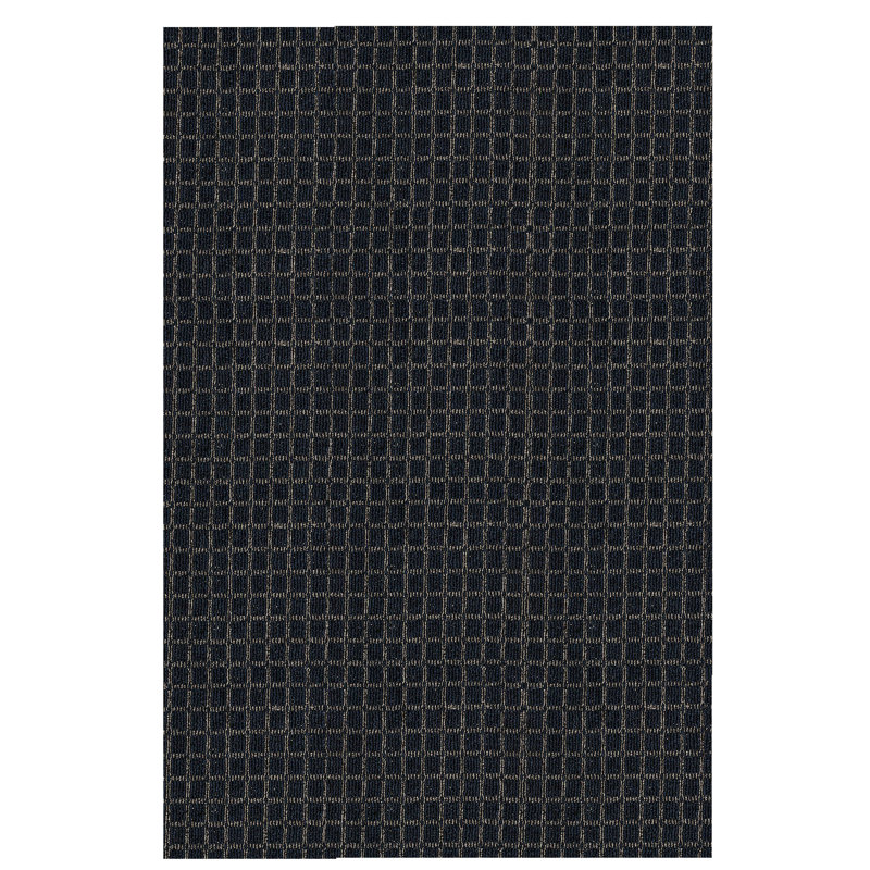 Tapis bleu marine intérieur / extérieur Immy, Rectangle 10 pi x 13 pi