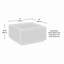 Table basse avec tiroirs pleine extension