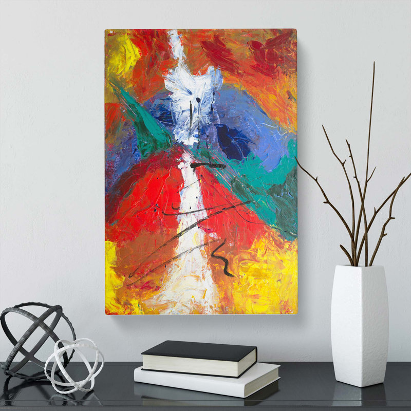Abstract Art Painting Vol.301 by S.Johnson - Wrapped Canvas, 60cm H x 40cm W x 3cm D