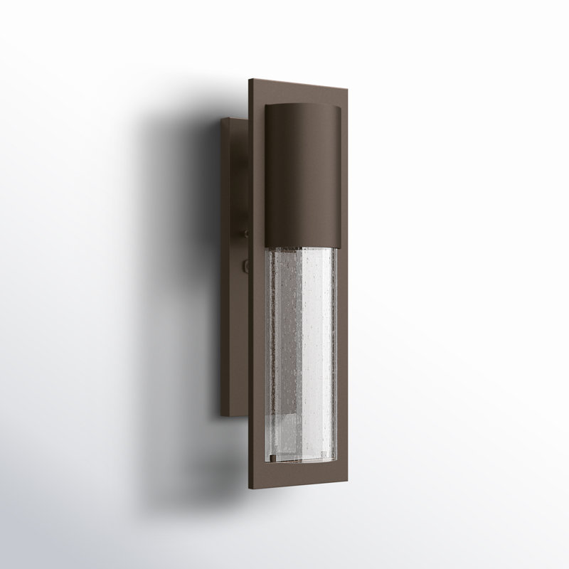 Dwell LED Outdoor Sconce, Buckeye Bronze, Incandescent, 15.5" H x 4.5" W x 4.75" D