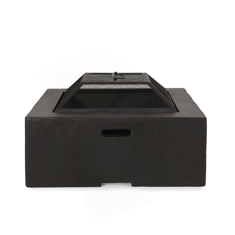 Square Wood-Burning Fire Pit