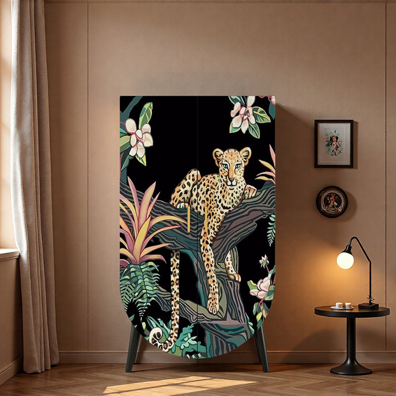 Garde-robe de chambre à coucher de style américain, Noir