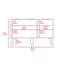 Commode 4 tiroirs l 47,2 po Franchezca
