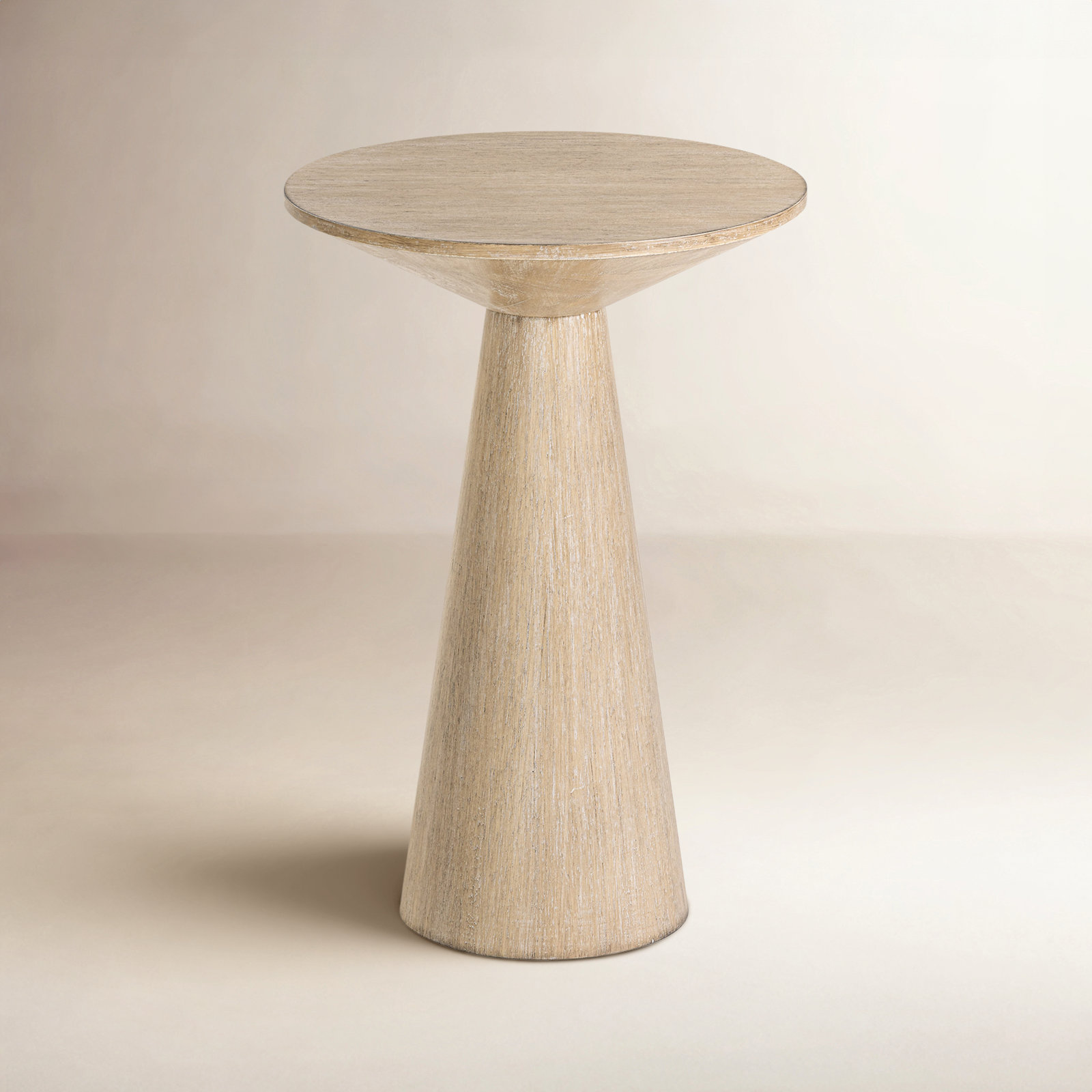 Bozovich Solid Wood End Table, Light Wood, 19.5" H x 13.5" W x 13.5" D