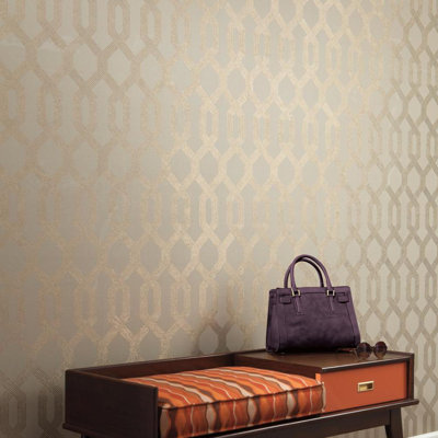 Mid Century Geometric Roll