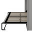 Lit escamotable simple, peut être plié dans une armoire