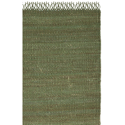 Fitzwater Handwoven Natural Jute Striped Area Rug
