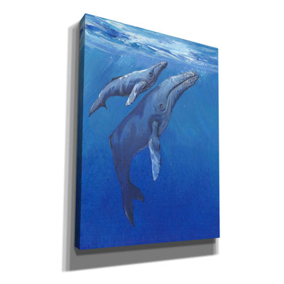 Under Sea Whales I " Under Sea Whales I " by Timothy O' Toole Painting Print