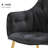Dining Chairs Set, Accent Chair with Golden Legs and Padded Seat-2145917487