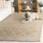 Natural Fiber Hand Woven Jacquard Performance Trellis Indoor Rug-423774098