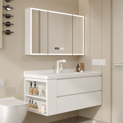 Élégante armoire de salle de bain exquise