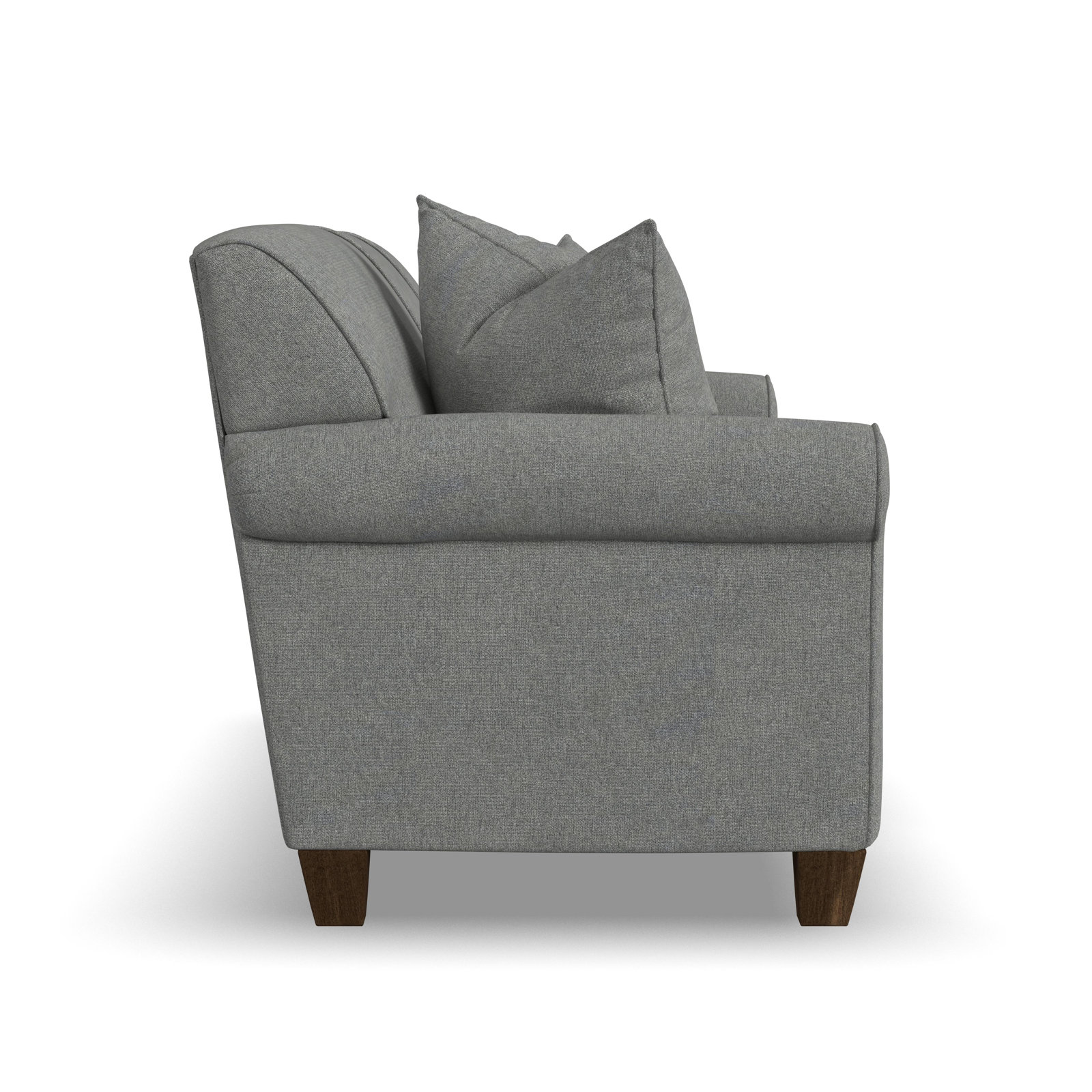 Finnian 82" Sofa, Pebble Silver 100% Polyester