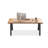 Brown+Black Rectangular Solid Wood+Iron desks-588747700
