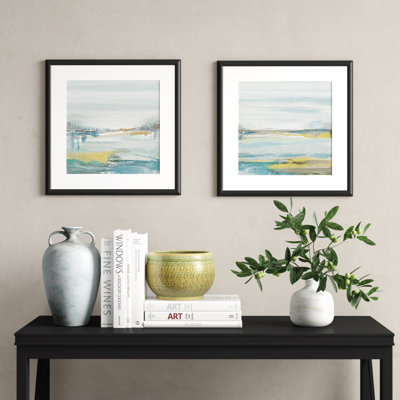 Lewbeach - ensemble de 2 reproductions d'aquarelles