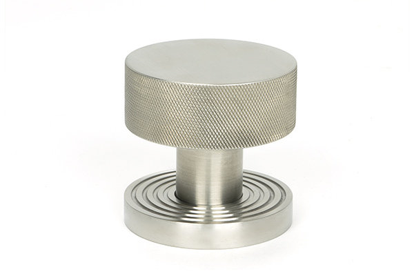 Brompton Interior Mortise Knobset, Satin Marine