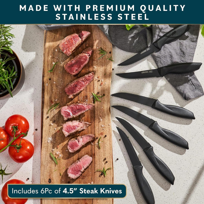 Textiles Hub Chef's Knife, Black
