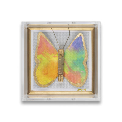 Acrylic 3-D Art Butterfly Shadowbox