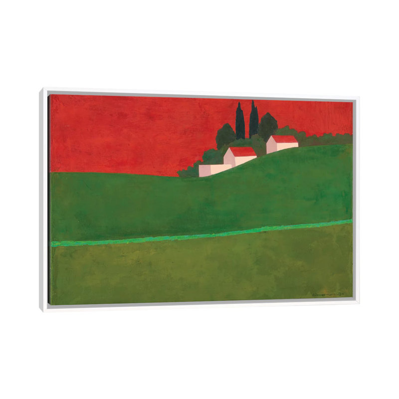 Ruhama 2 1 Piece Painting on Canvas, 152.5 cm H x 101.5 cm W, White Framed