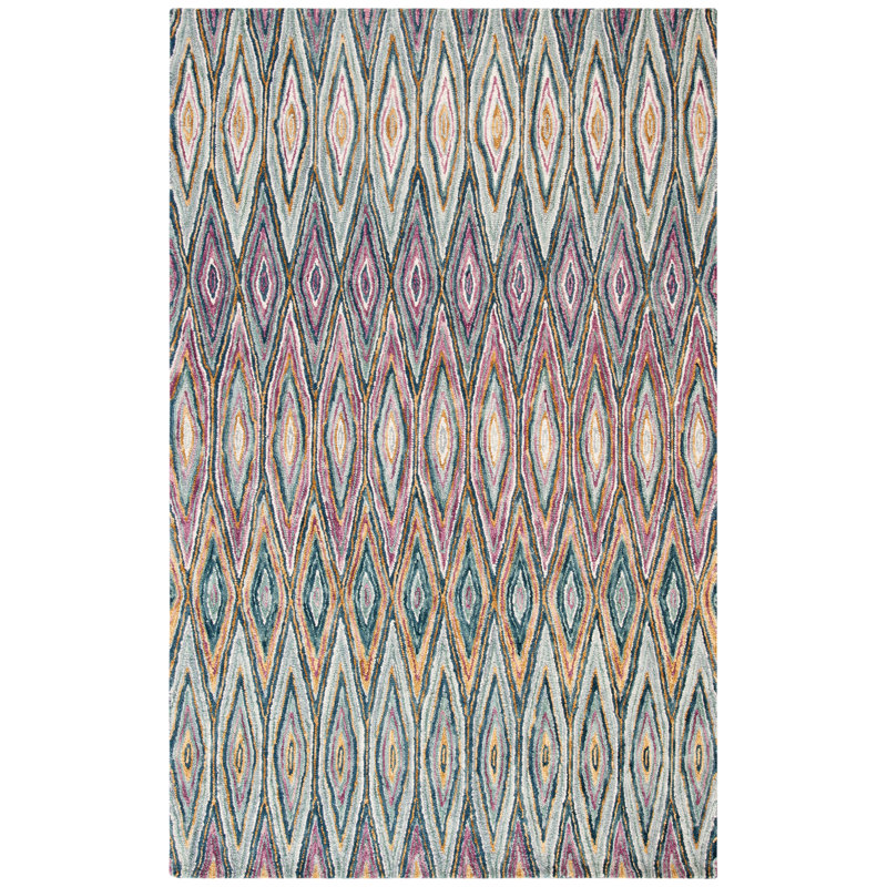 Tapis en laine touffeté à la main Serra, Rectangle 4 pi x 6 pi