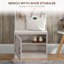 Portemanteau rustique avec banc de rangement pour chaussures, banc de vestibule avec portemanteau, portemanteau décoratif avec tablettes de rangement pour vestibule, vestibule