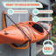 Ensemble de 2 crochets de rangement pour kayaks - crochets muraux pour kayaks, planches de surf, planches à pagaie ou planches à neige