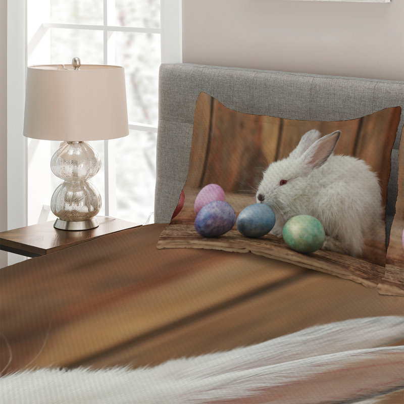 Farmhouse / Country Coverlet, King Bedspread + 2 Shams