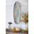 12.5" x 3" x 37.5" Metal Wall Art with Grid Pattern