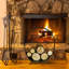 15.75'' W Metal Log Rack