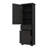 Tall Bathroom Storage Cabinet Freestanding With Two Different Sized Drawers Adjustable Shelf Painted Board-1967941510