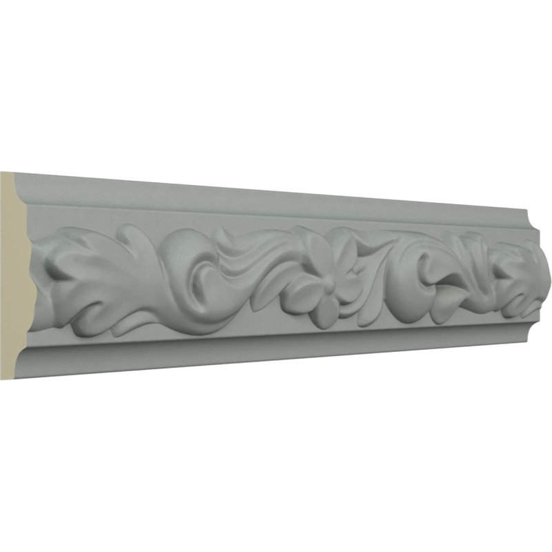 Primed Geometric Urethane Panel Moulding Sample
