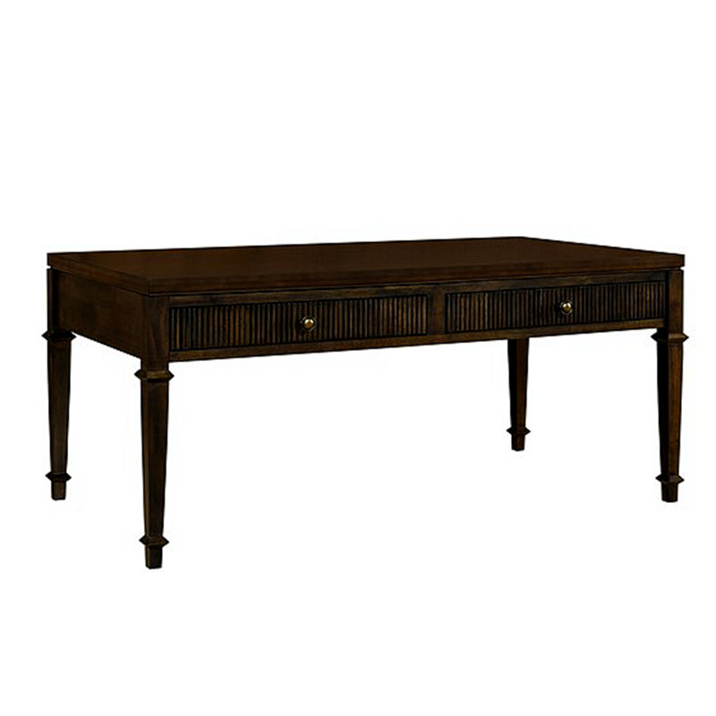 Fluted 2-Drawer Coffee Table